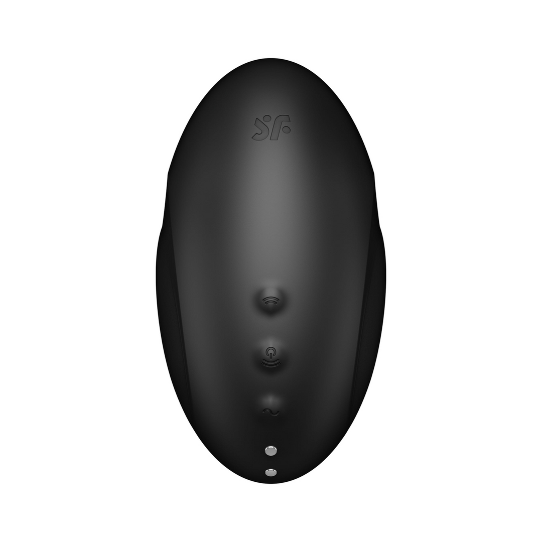 Vulva Lover 3 – Dubbele Air Pulse Vibrator – Zwart
