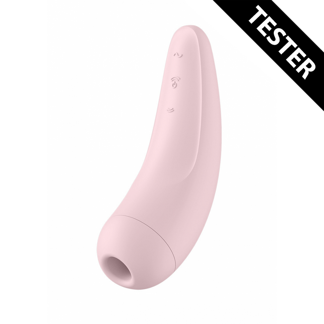 Curvy 2Plus – Air Pulse Stimulator en Vibratie – Roze – Tester