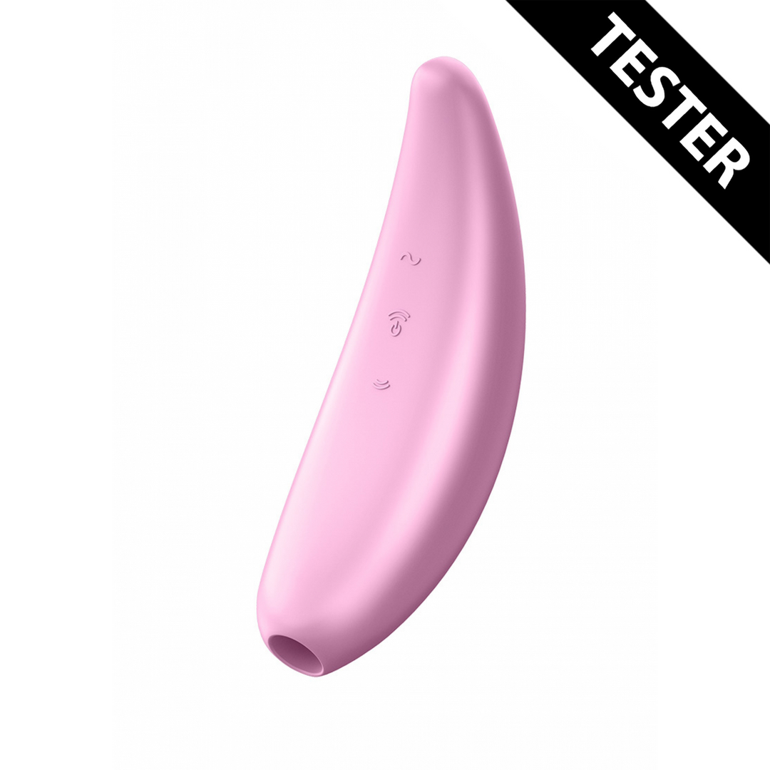 Curvy 3Plus – Air Pulse Stimulator en Vibratie – Roze – Tester