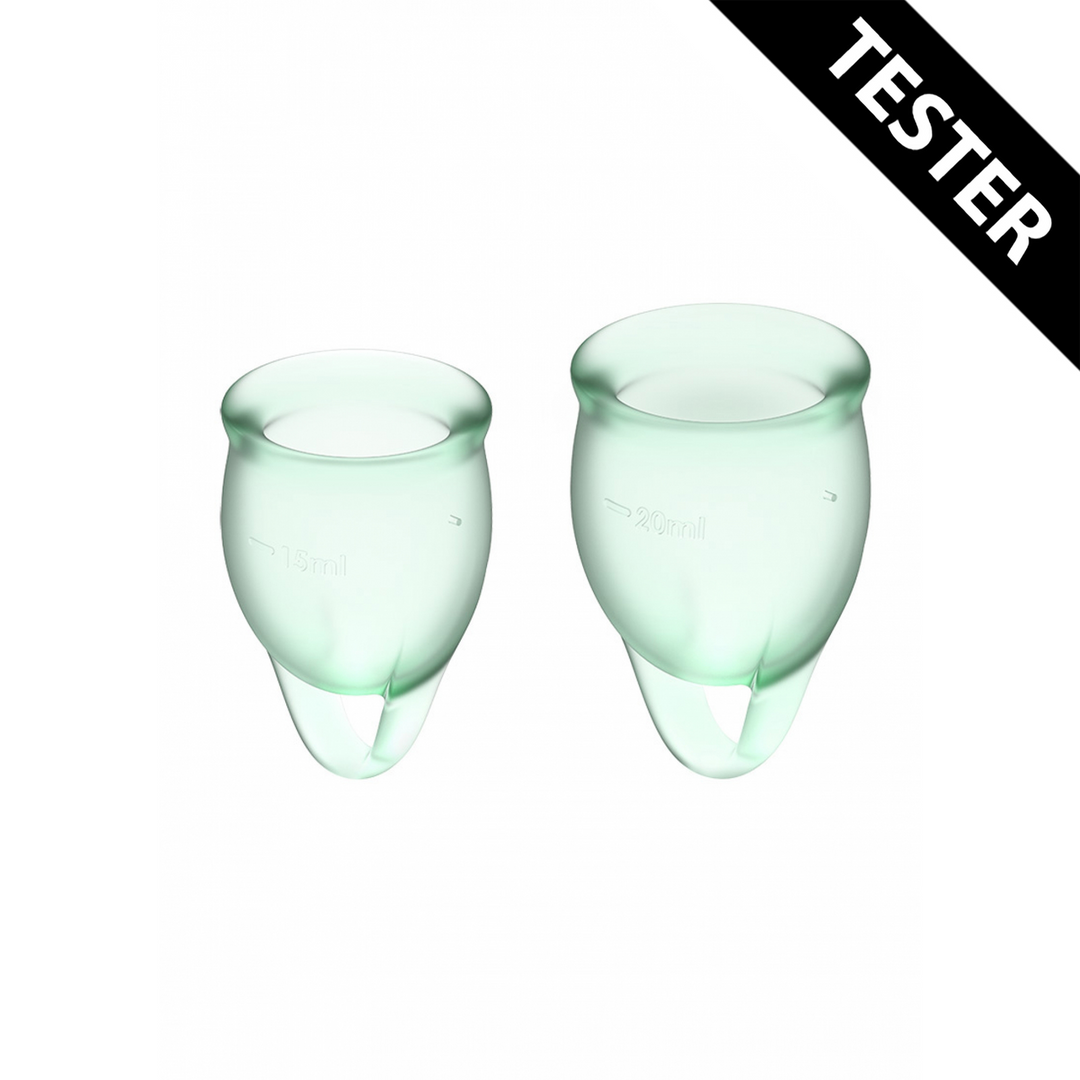 Feel Confident Menstruatiecup – Lichtgroen – Tester