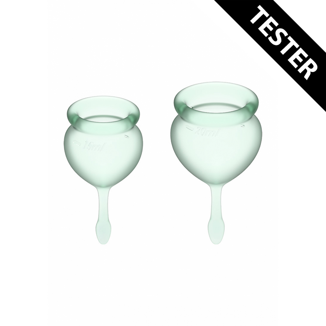 Feel Good Menstrual Cup – Lichtgroen – Tester