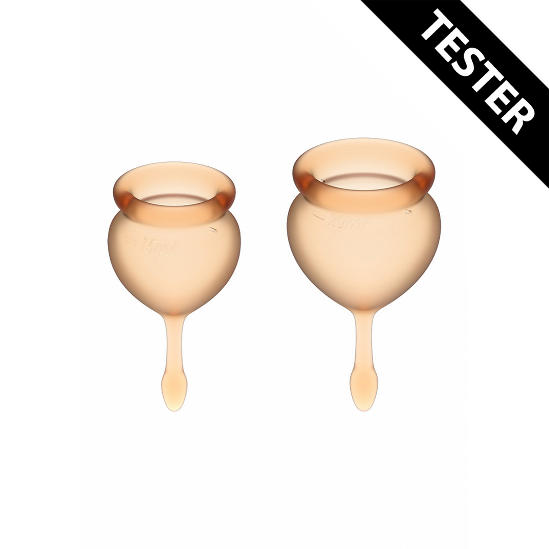 Feel Good Menstruatiecup – Oranje – Tester