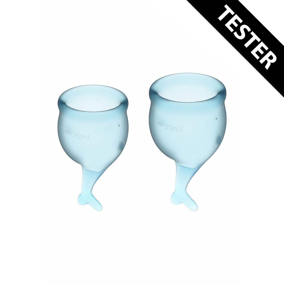 Feel Secure – Menstruatiecup – Lichtblauw – Tester