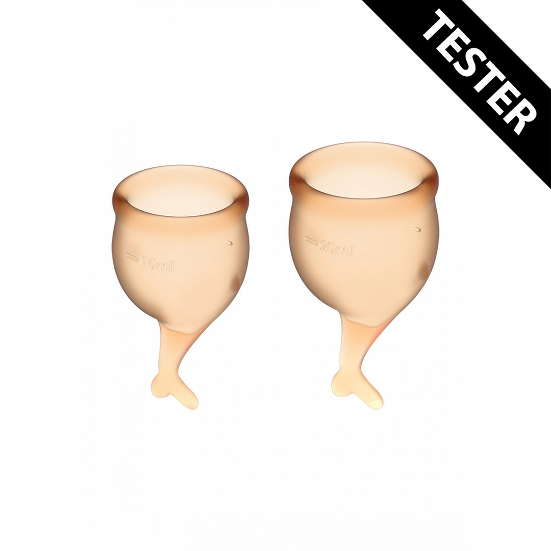 Feel Secure Menstrual Cup – Oranje – Tester