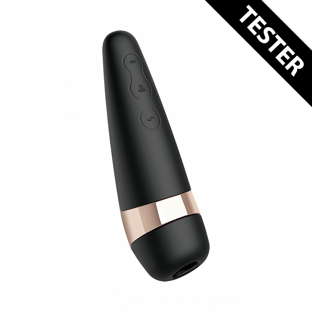 Pro 3Plus - Estimulador de Pulso de Aire y Vibración - Negro - Tester