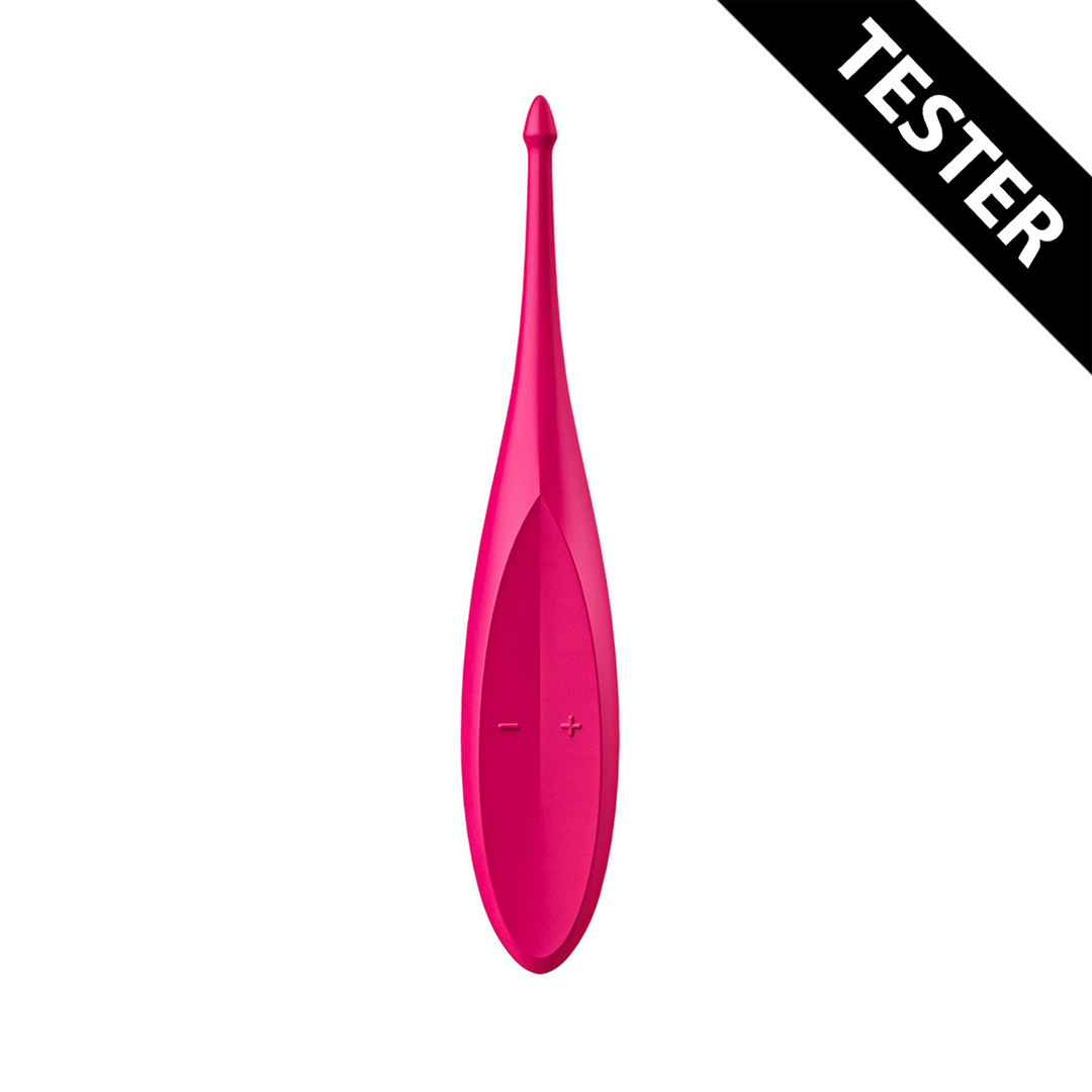 Diversión Giratoria - Vibrador de Punta - Magenta - Tester