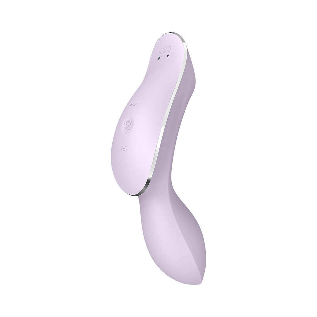 Curvy Trinity 2 – Invoegbare Luchtpulsvibrator – Violet