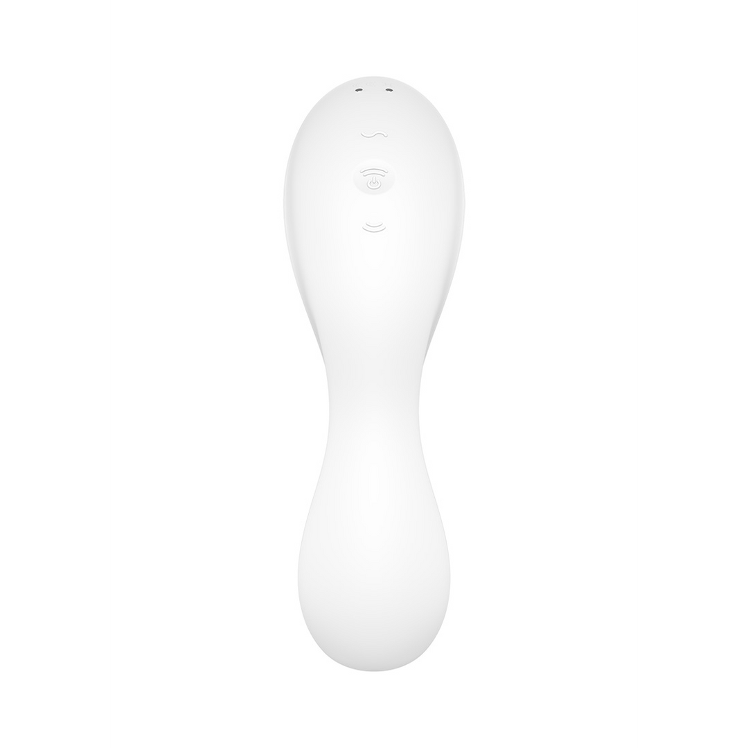 Curvy 5Plus – Air Pulse Stimulator en Vibration – Wit