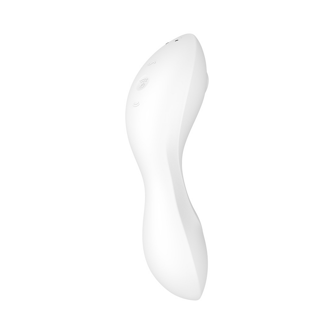 Curvy 5Plus – Air Pulse Stimulator en Vibration – Wit