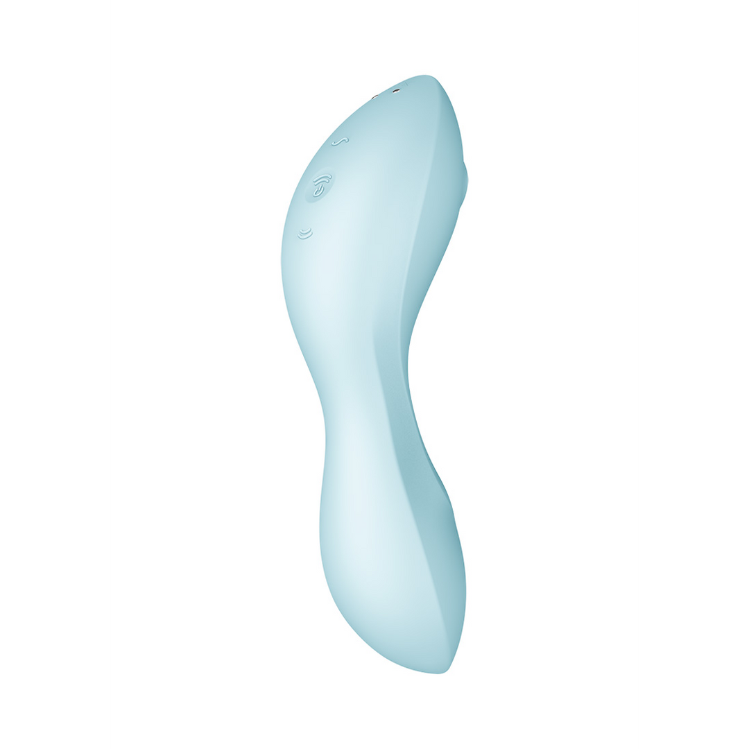 Curvy 5Plus – Air Pulse Stimulator en Vibration – Blauw