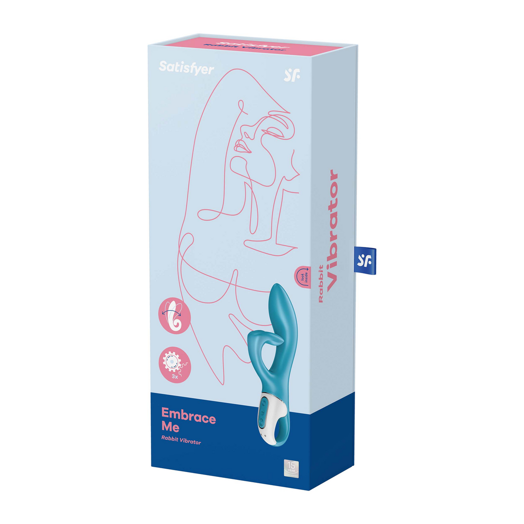 Omarm Mij – Konijnen Vibrator – Turquoise