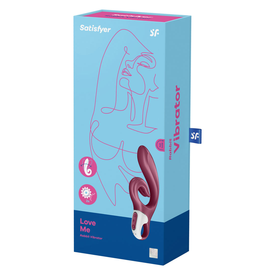 Love Me – G-Spot en Clitorale Stimulator – Rood