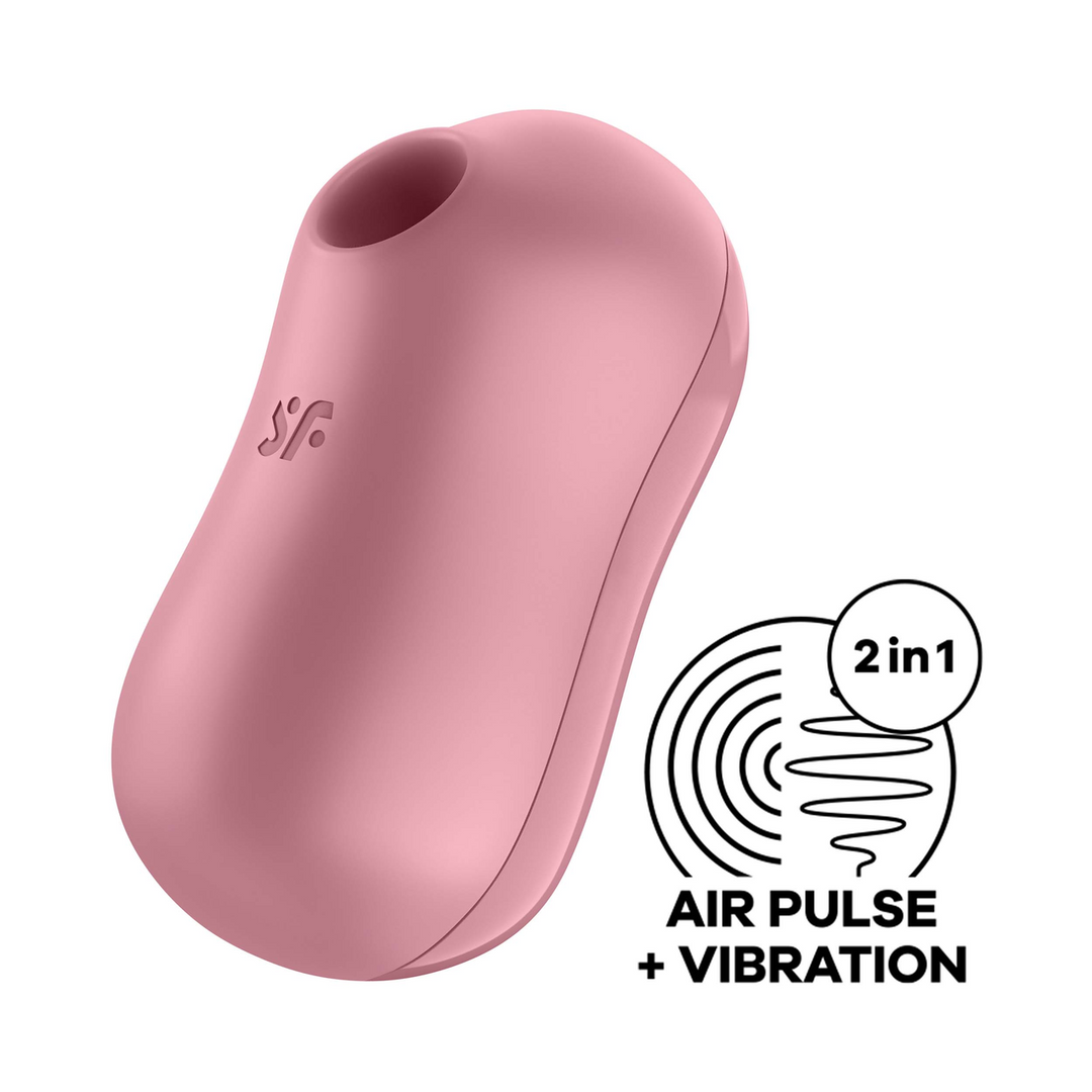 Suikerspin – Dubbele Luchtpulsvibrator – Licht Rood