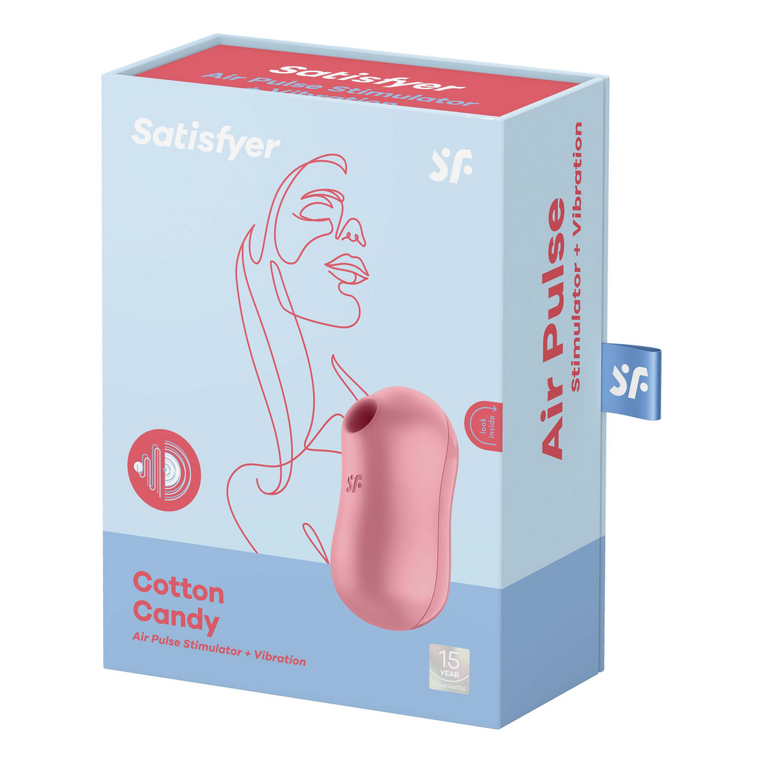 Suikerspin – Dubbele Luchtpulsvibrator – Licht Rood