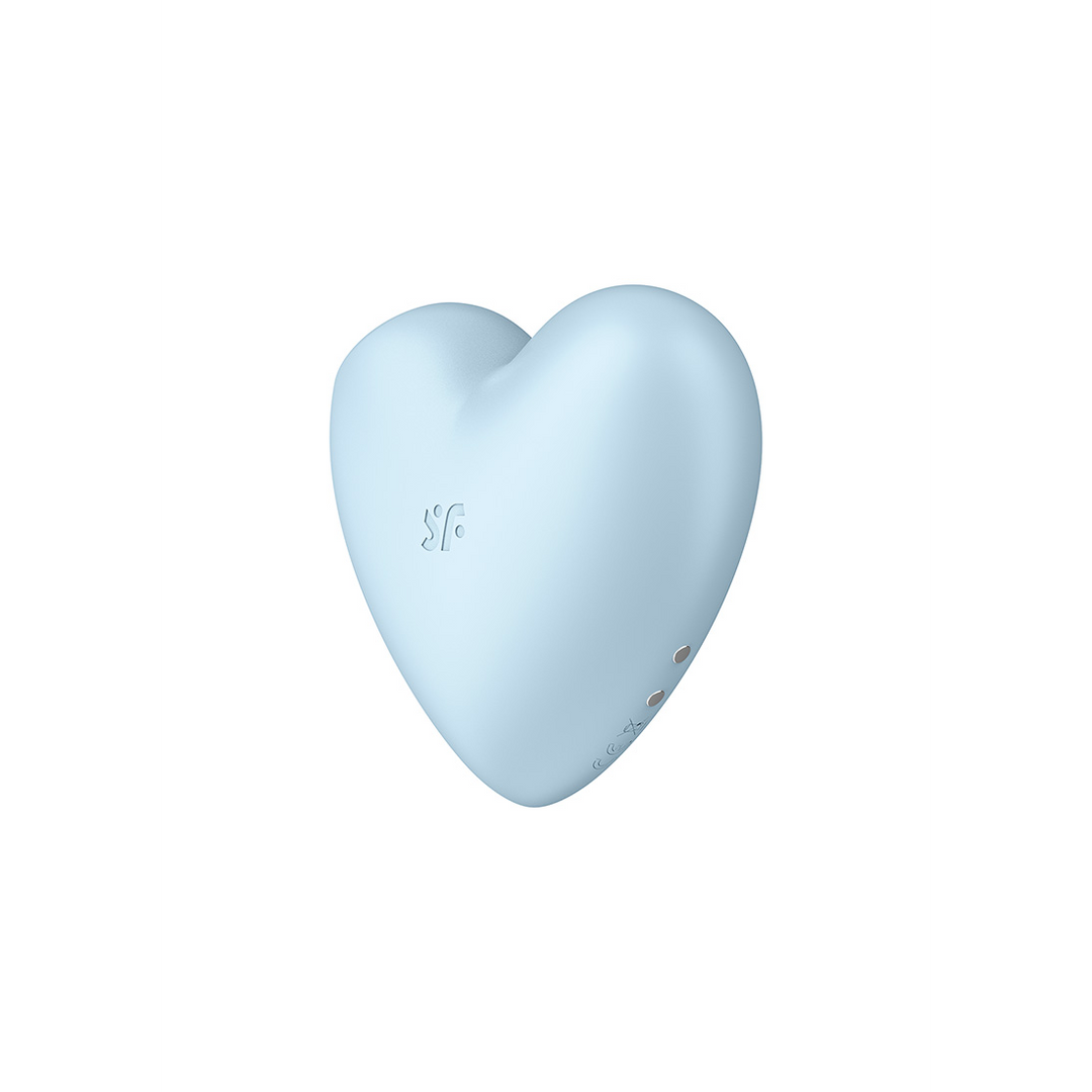 Cutie Heart – Air Pulse Stimulator en Vibratie – Blauw