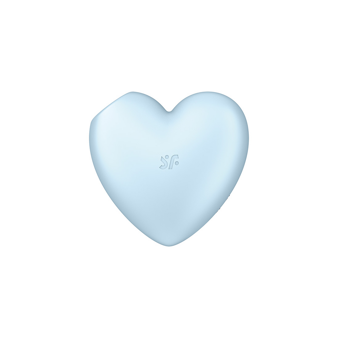 Cutie Heart – Air Pulse Stimulator en Vibratie – Blauw