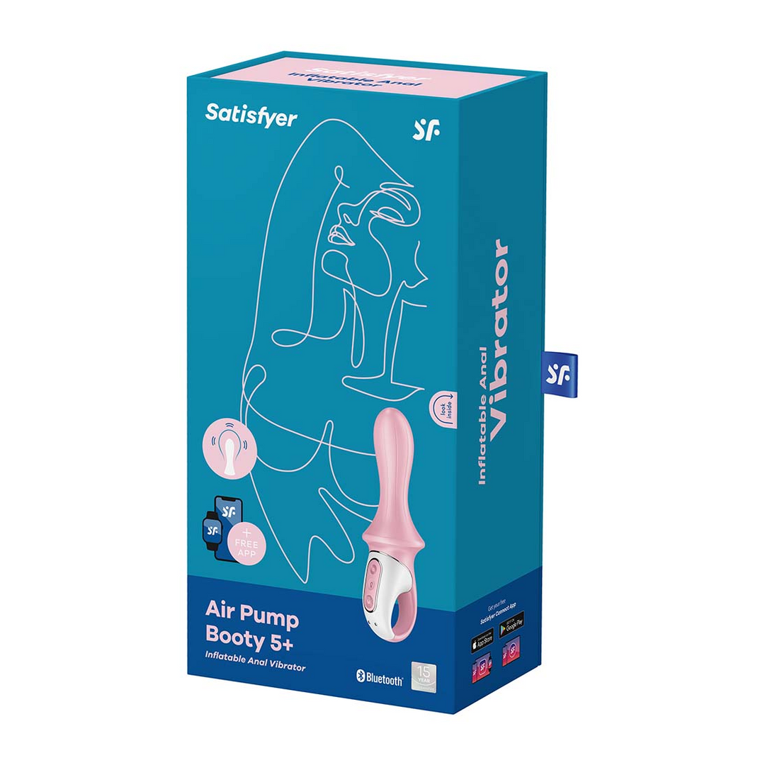 Luchtpomp Booty 5 – Opblaasbare Butt Plug – Rood
