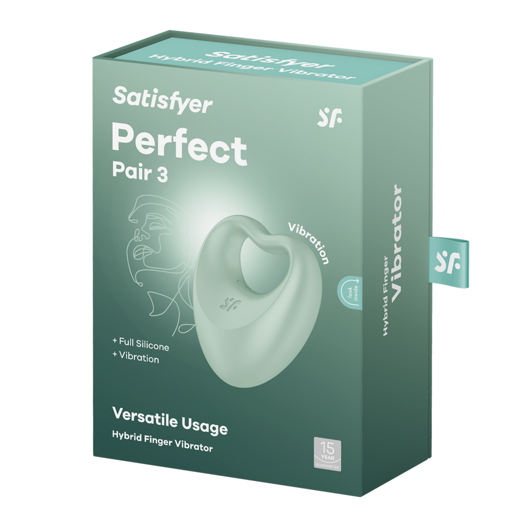 Perfect Pair 3 – Hybrid Finger Vibrator – Groen