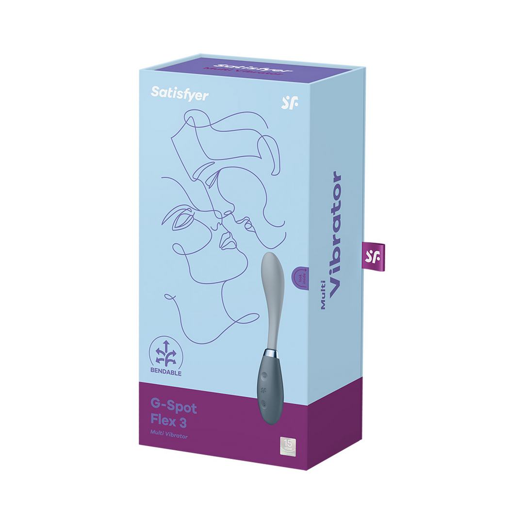 G-Spot Flex 3 – G-Spot Vibrator – Grijs