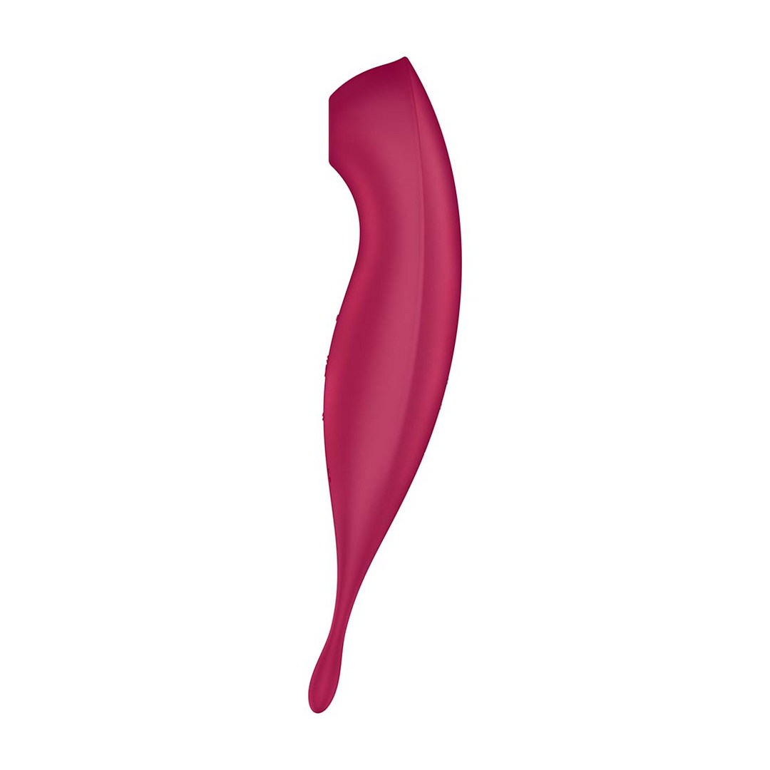 Twirling Pro – Tip Vibrator met App – Donkerrood