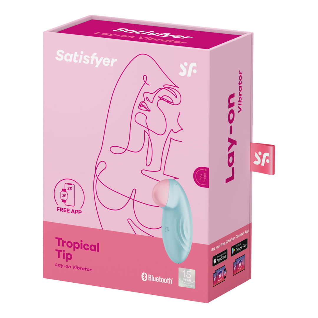 Tropical Tip – Lay-on Vibrator – Vibrator – Lichtblauw