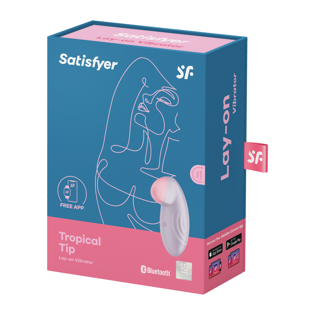 Tropical Tip – Lay-on Vibrator – Vibrator – Licht Lila