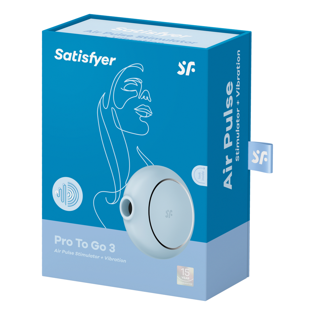 Pro to Go 3 – Air Pulse Stimulator – Blauw