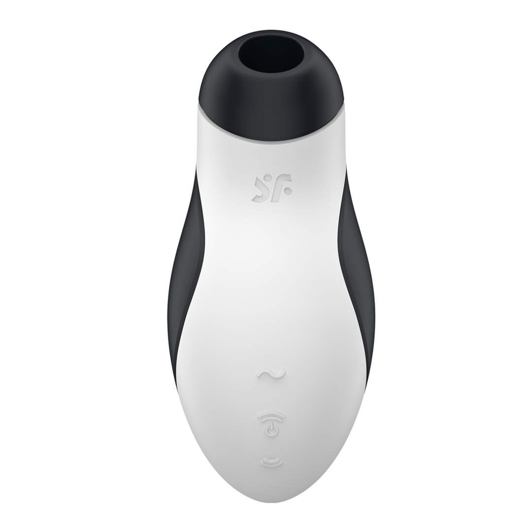 Orca – Air Pulse Stimulator en Vibrator – Zwart/Wit
