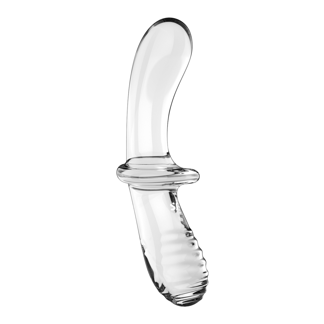 Dubbele Crystal – Glazen Dildo – Transparant