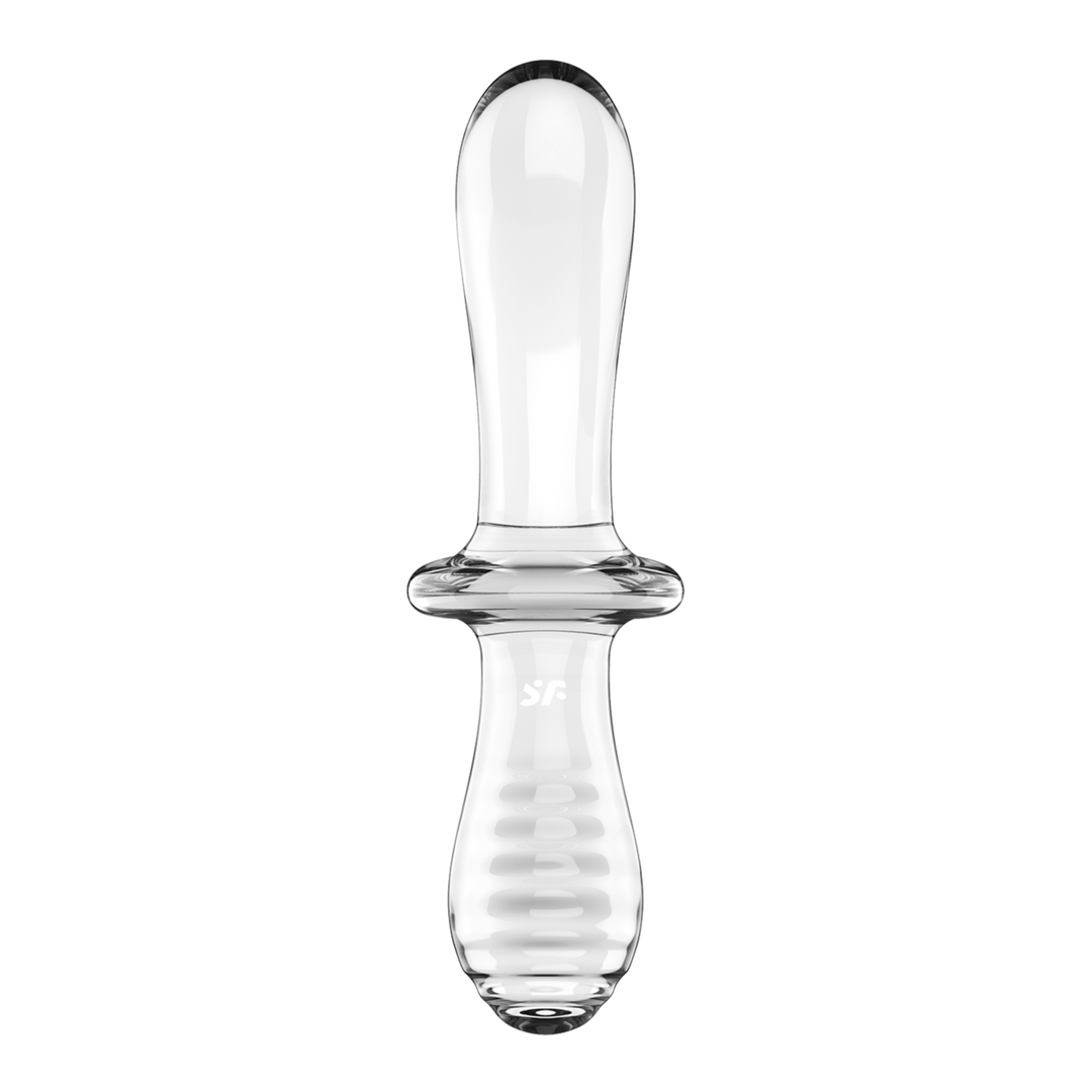 Dubbele Crystal – Glazen Dildo – Transparant