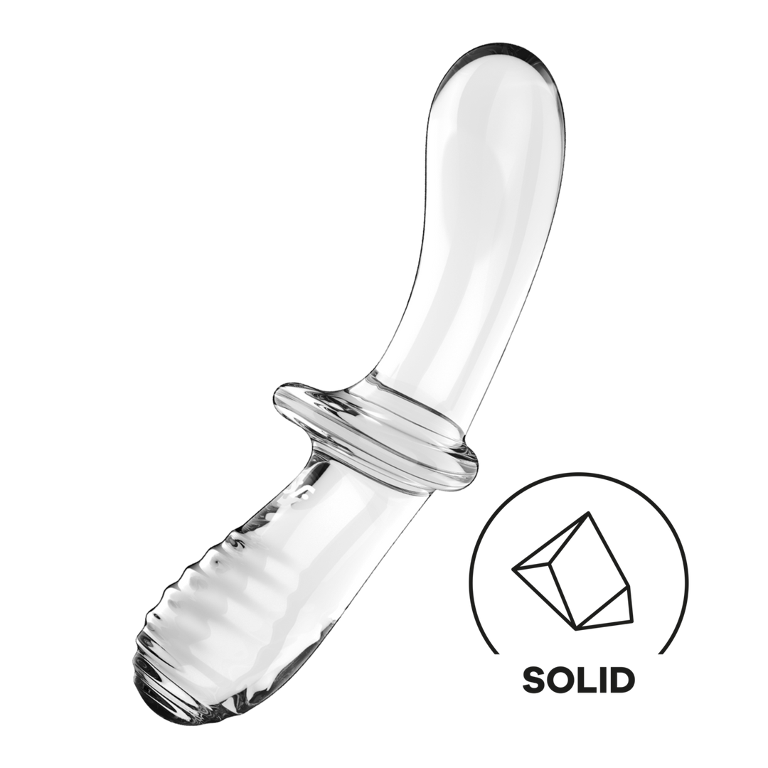 Dubbele Crystal – Glazen Dildo – Transparant