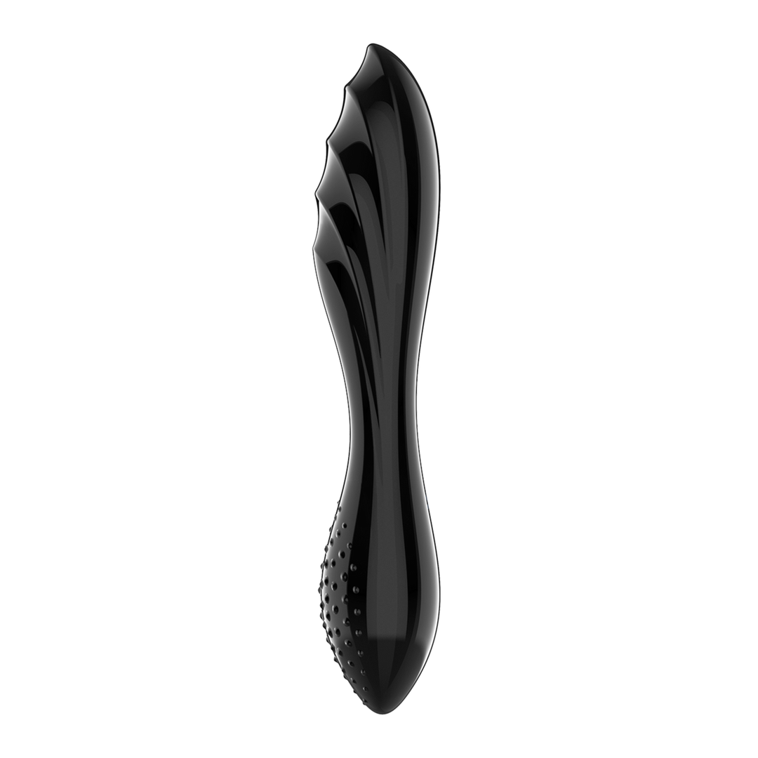 Dazzling Crystal 1 – Glazen Dildo – Zwart