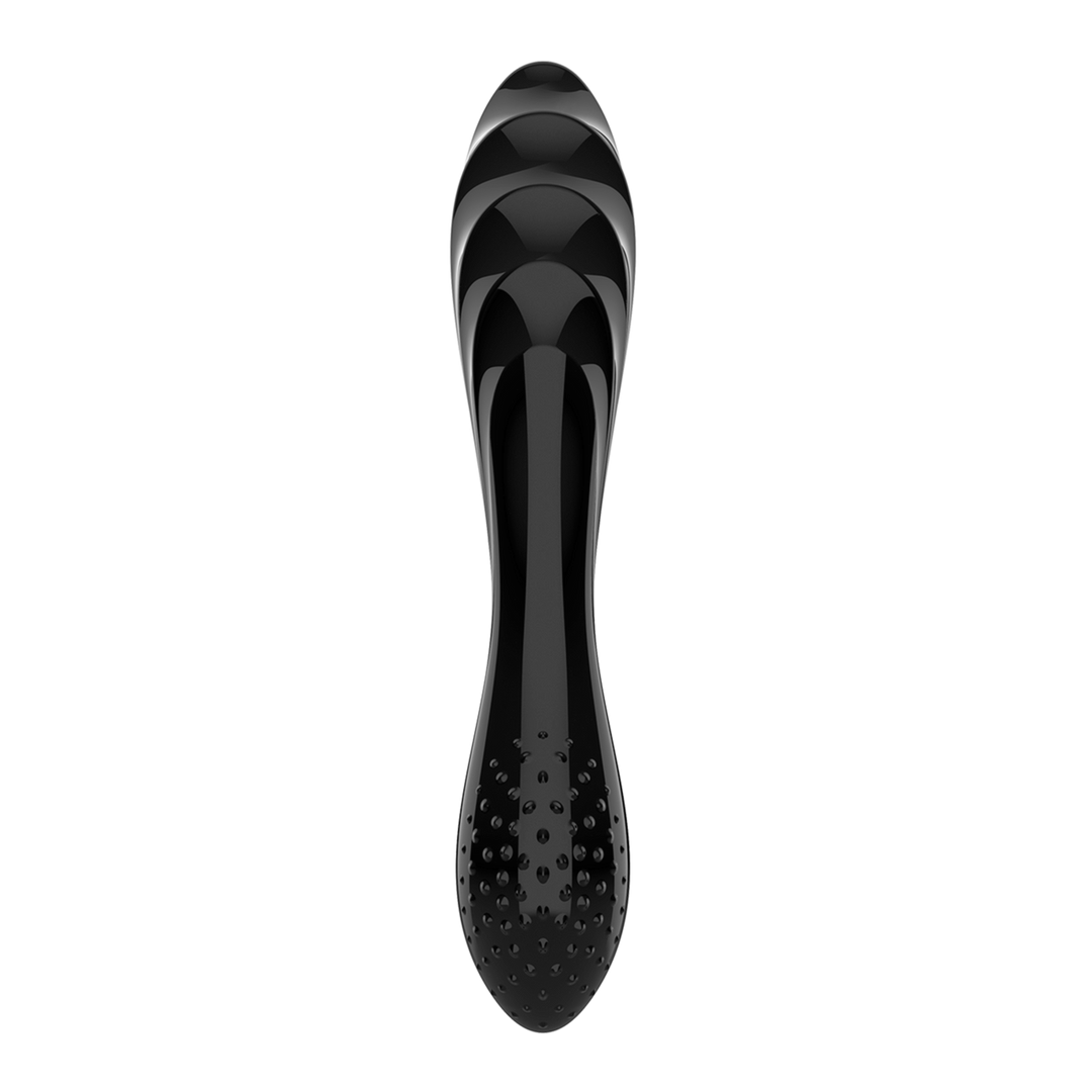 Dazzling Crystal 1 – Glazen Dildo – Zwart