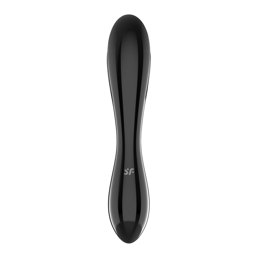 Dazzling Crystal 1 – Glazen Dildo – Zwart