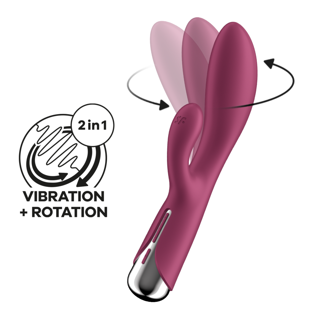 Spinning Rabbit 1 – Rotating Rabbit Vibrator – Rood