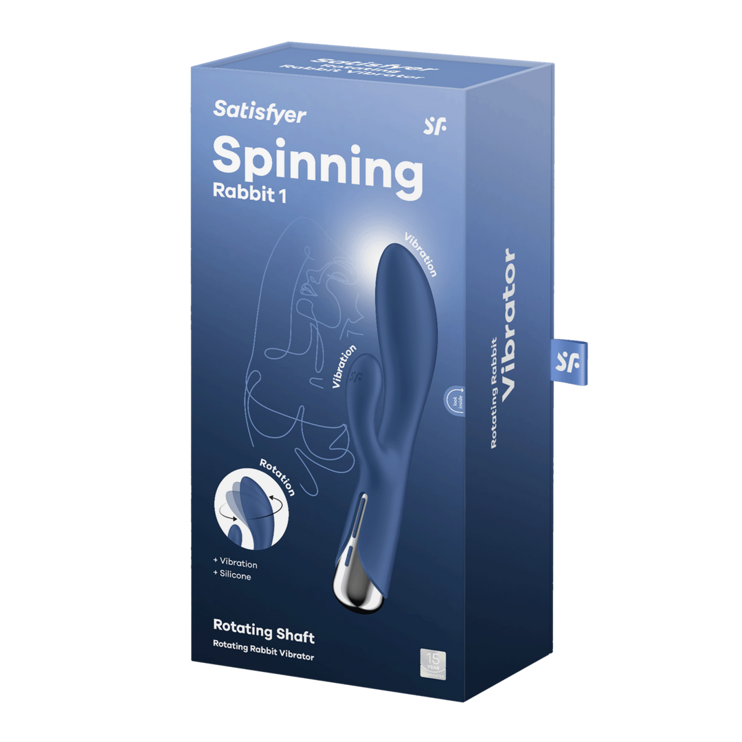 Spinning Rabbit 1 – Rotating Rabbit Vibrator – Blauw