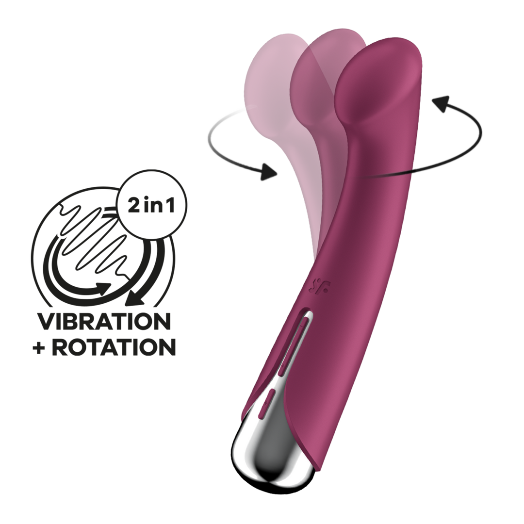 Spinning G-Spot 1 – Roterende G-Spot Vibrator – Rood