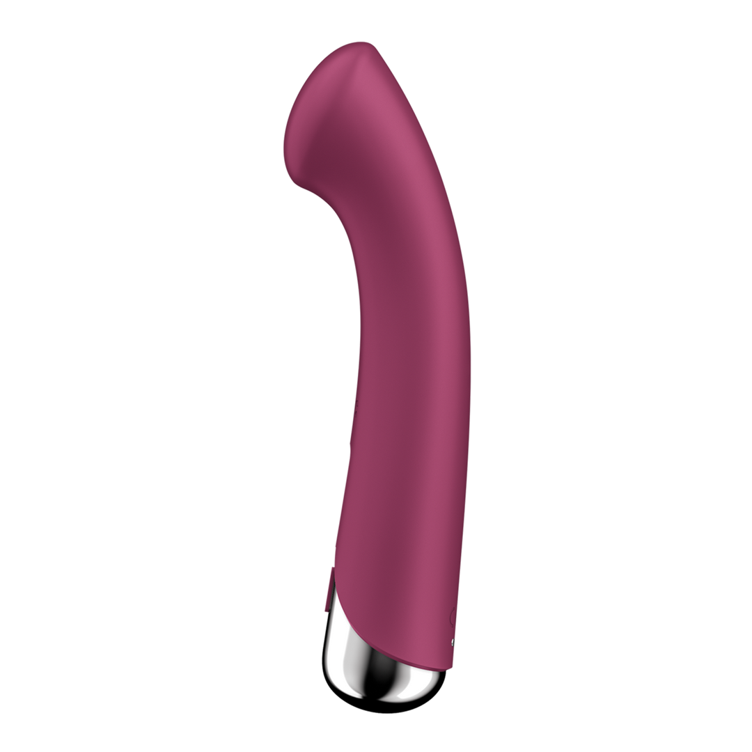 Spinning G-Spot 1 - Vibrador Rotatorio para el Punto G - Rojo