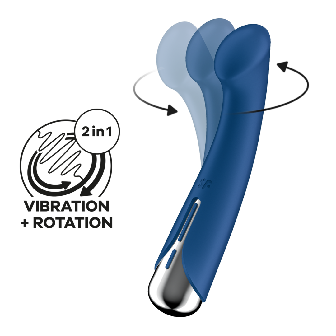 Spinning G-Spot 1 – Draaibare G-Spot Vibrator – Blauw