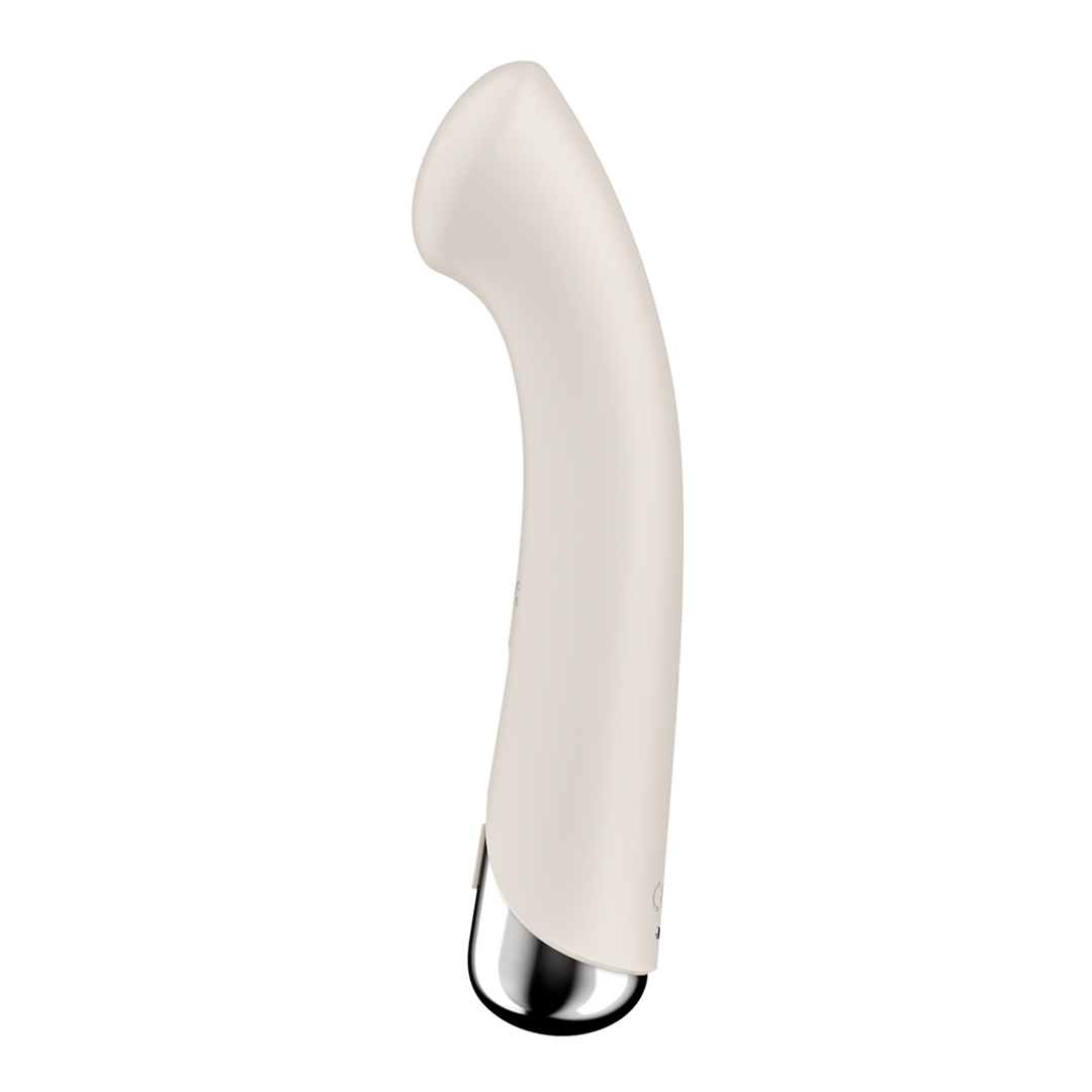 Spinning G-Spot 1 - Vibrador Rotatorio para el Punto G - Beige