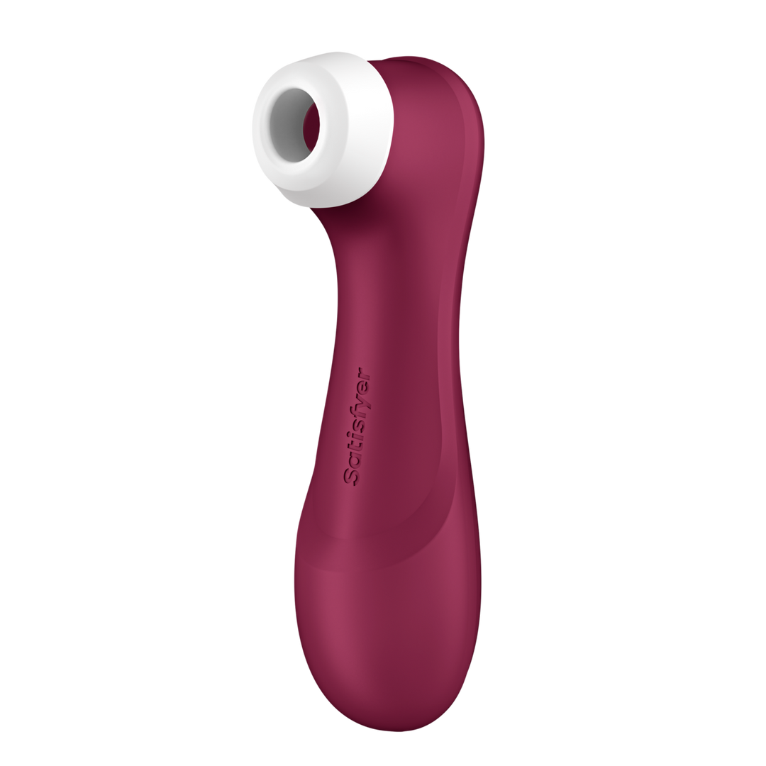 Pro 2 Generación 3 - Vibrador de Doble Pulso de Aire - Liquid Air y Connect App - Rojo Vino