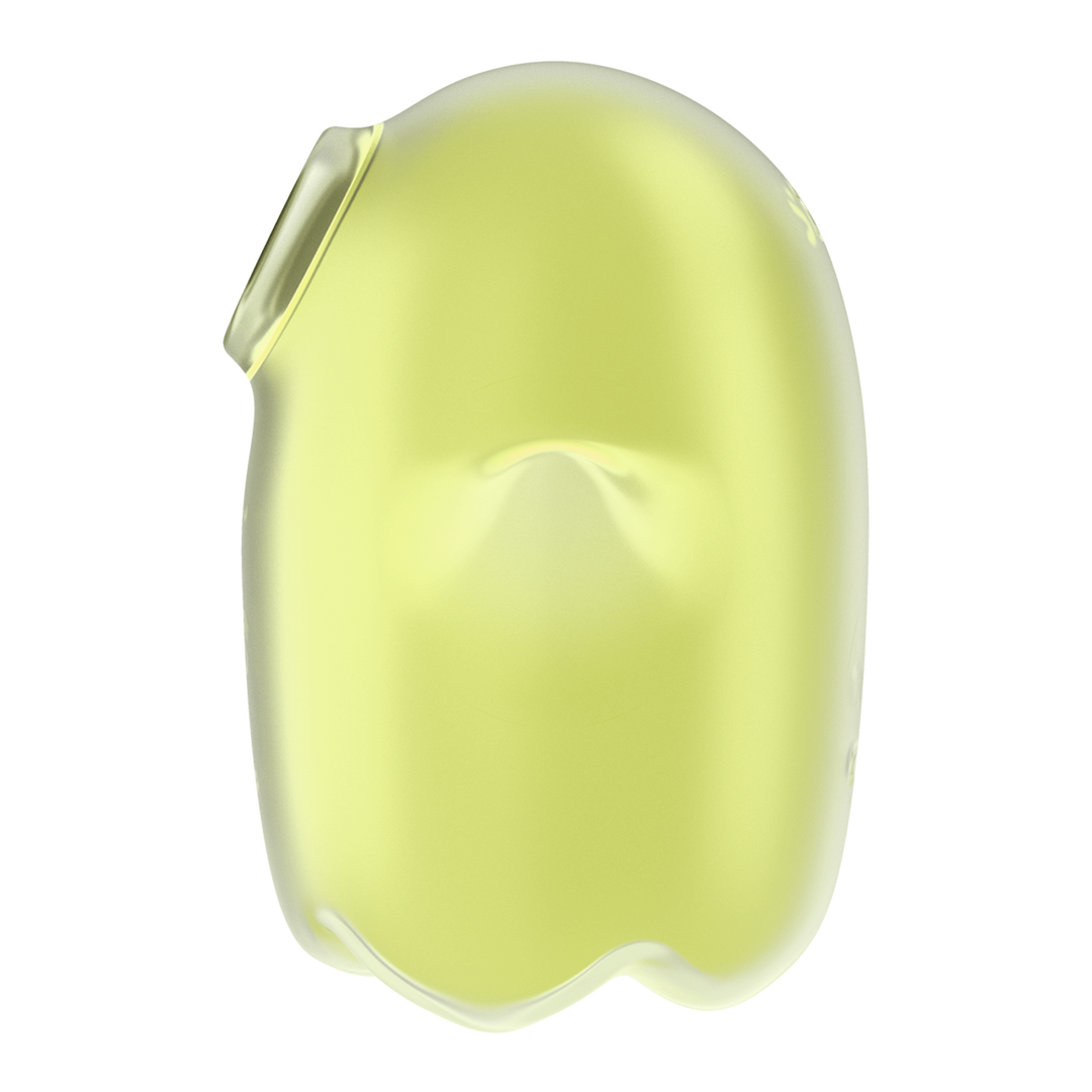 Glowing Ghost – Glow in the Dark – Dubbele Air Pulse Vibrator – Geel