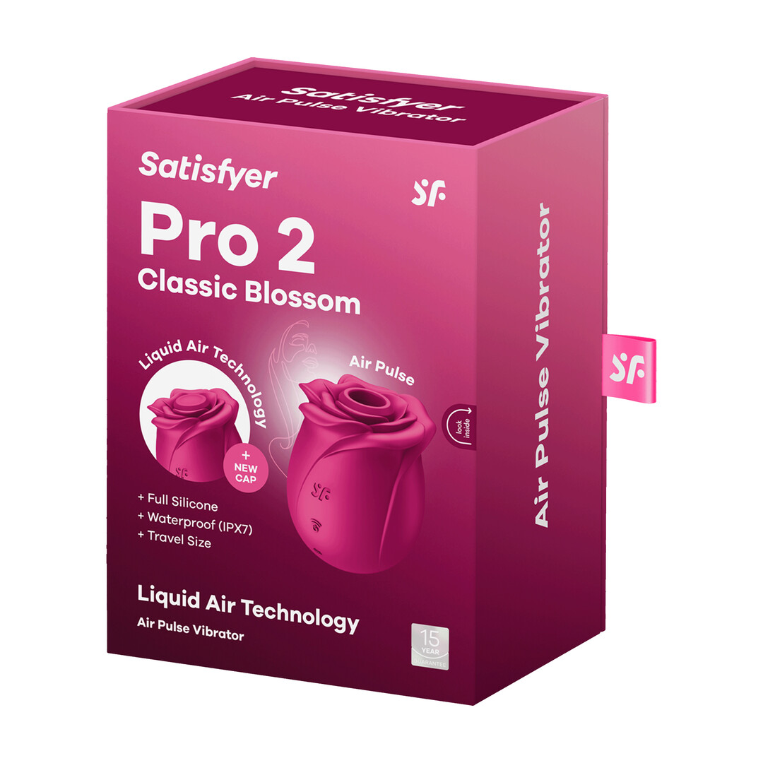Pro 2 – Classic Blossom – Air Pulse Vibrator – Red