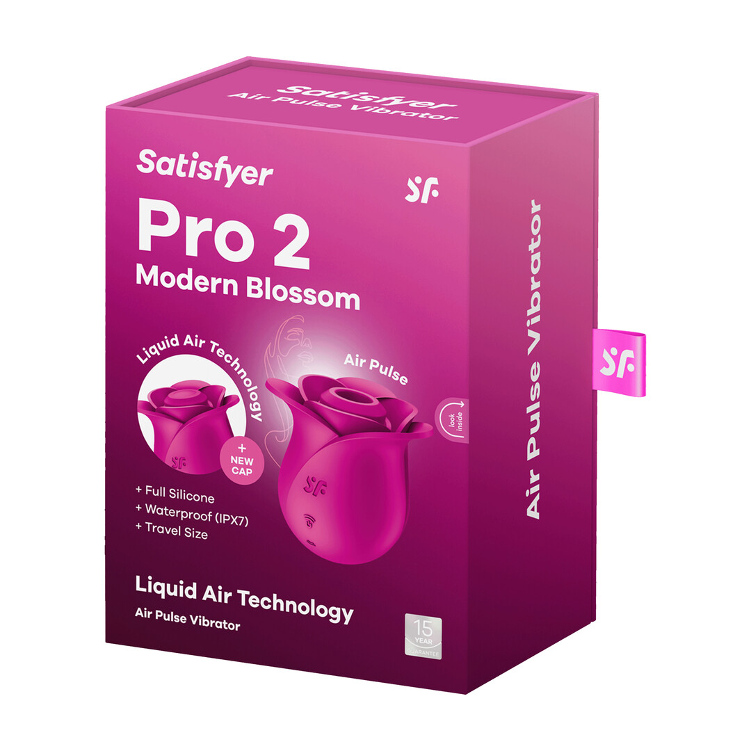 Pro 2 – Modern Blossom – Air Pulse Vibrator – Modern Pink