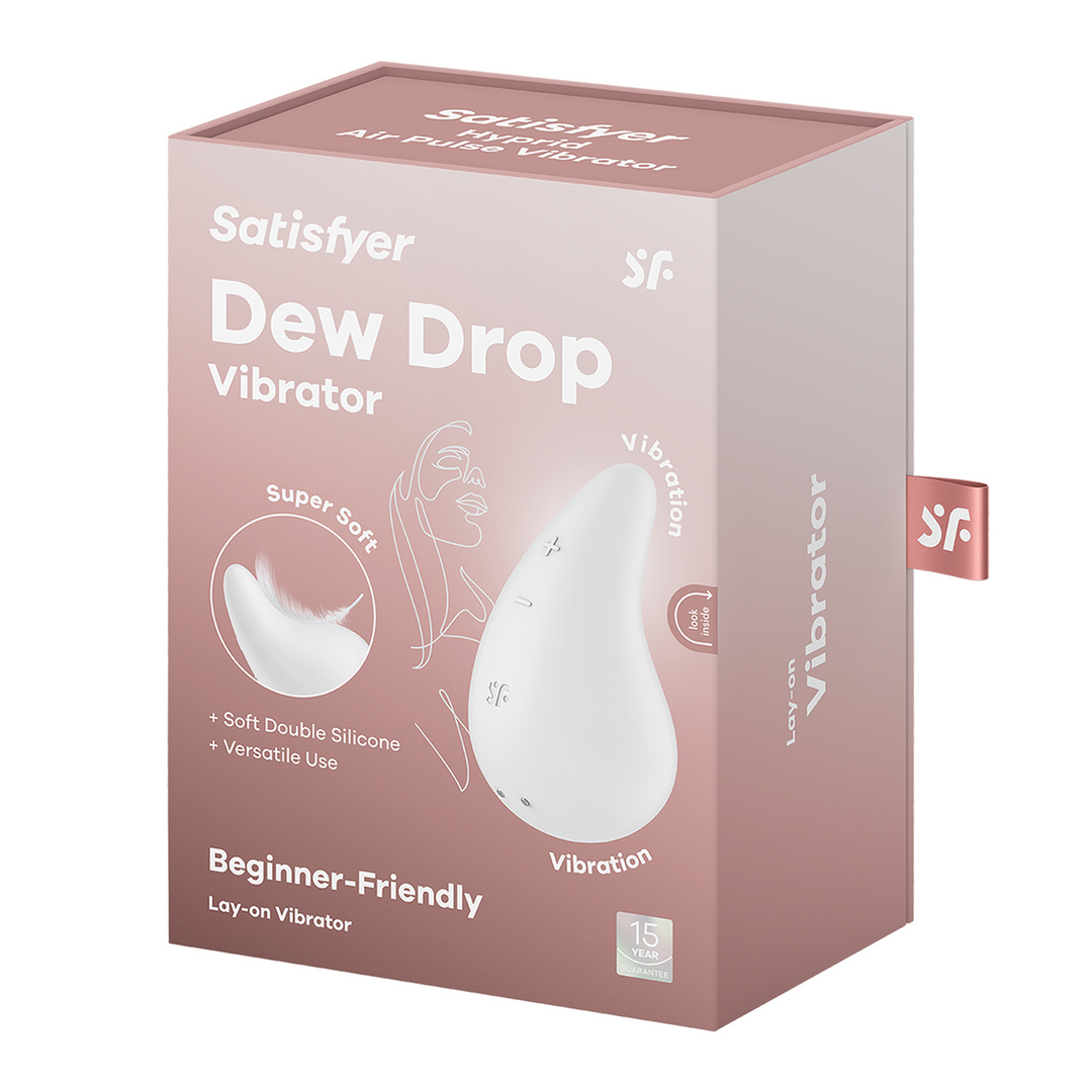 Dew Drop – Lay-on Vibrator – Wit