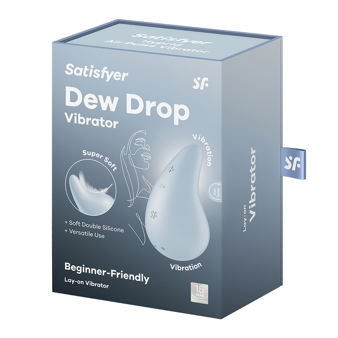 Dew Drop – Lay-on Vibrator – Blauw