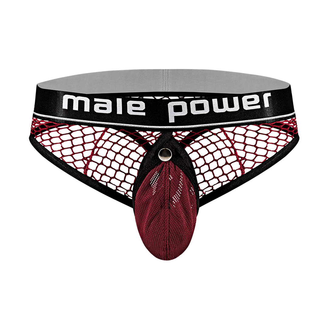 Cock Ring Thong – S/M – Bordeaux