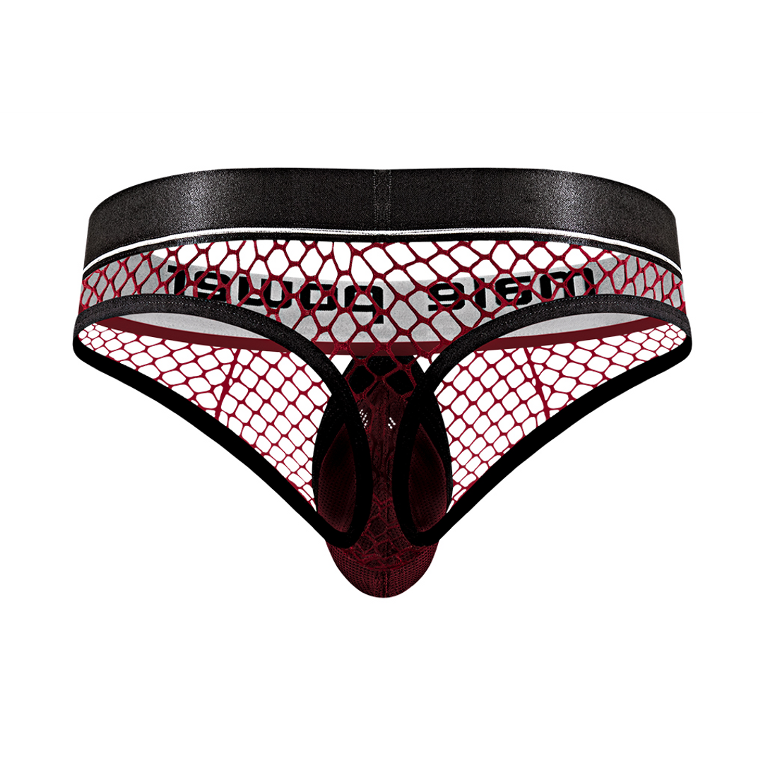 Cock Ring Thong – S/M – Bordeaux