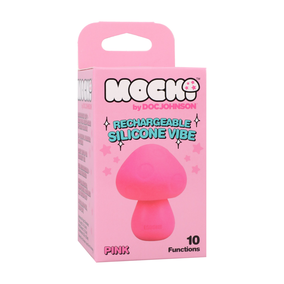 Paddenstoel Vibe – Oplaadbare Siliconen Vibrator – Roze