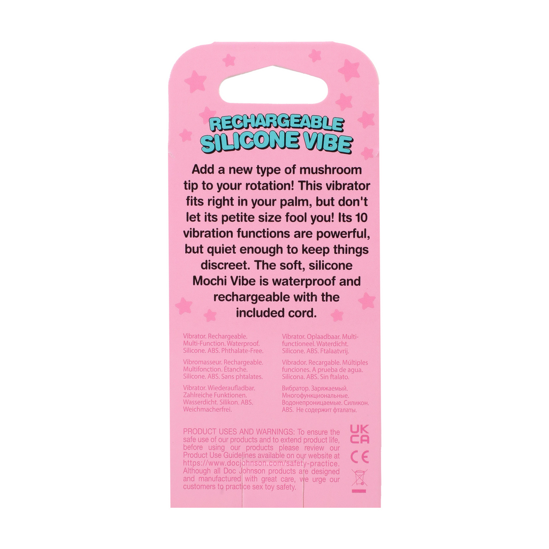 Paddenstoel Vibe – Oplaadbare Siliconen Vibrator – Roze